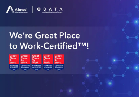 Aligned Data Centers Earns Great Place To Work Certification™