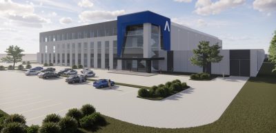 Aligned Dallas DFW02 Data Center campus render