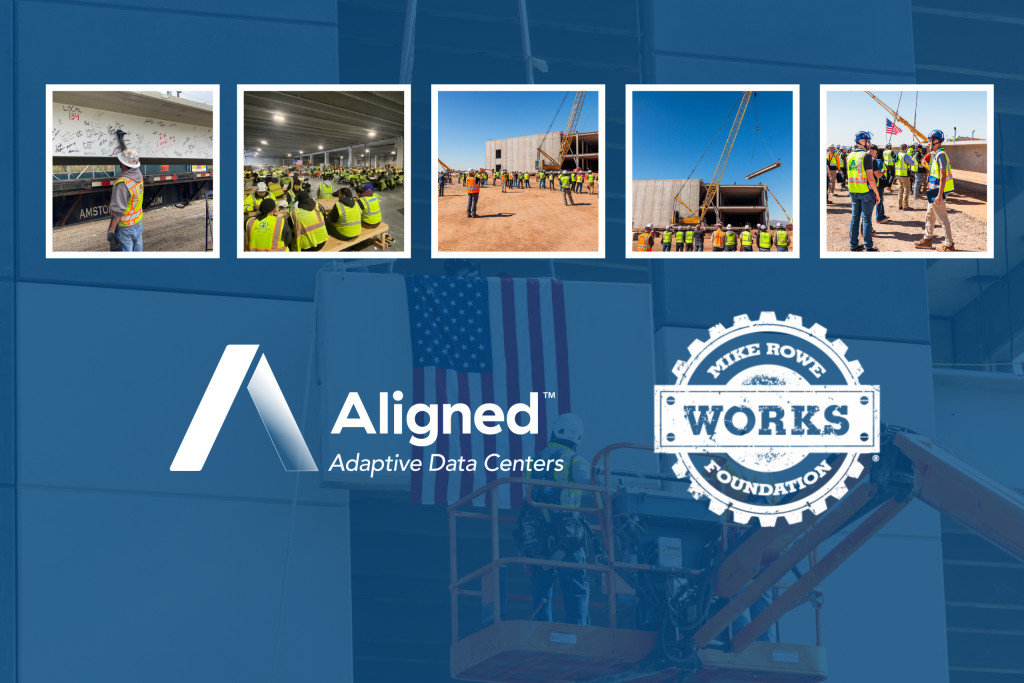 Aligned Data Centers Donates $100,000 to mikeroweWORKS Foundation, Championing Skilled Trades and Future Workforce Development