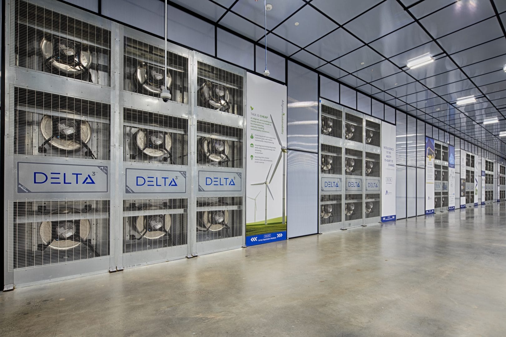 indoor photo of Aligned Data Centers data hall