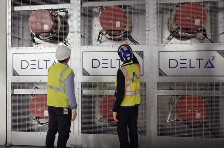 Safety team checking cooling infrastructure at Aligned Data Centers